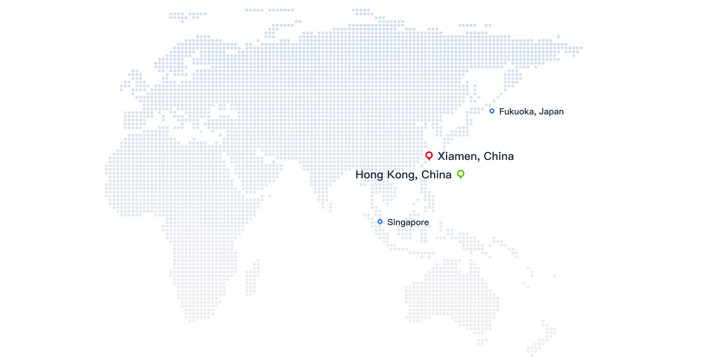 全球点阵地图