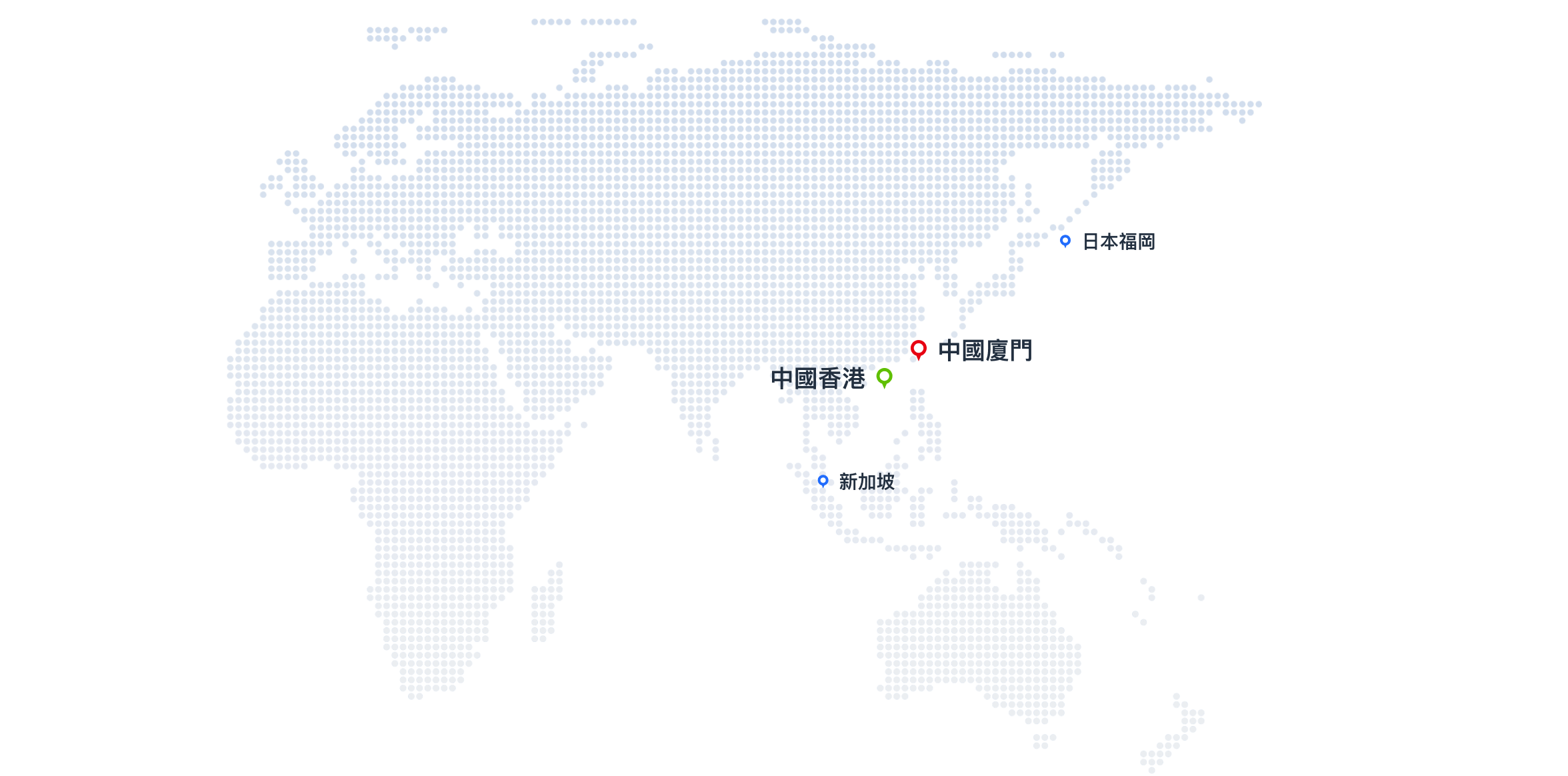 全球点阵地图