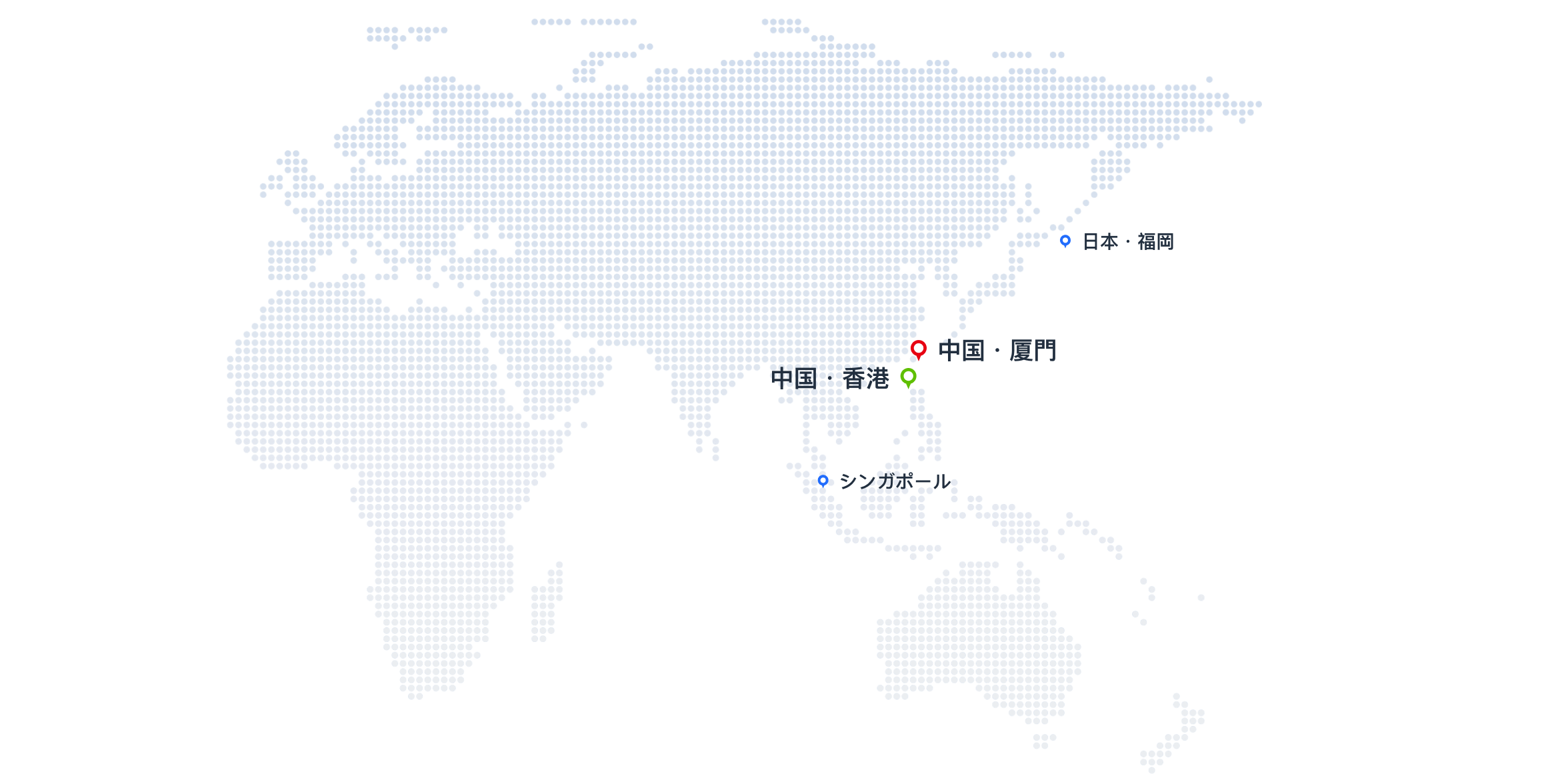 全球点阵地图